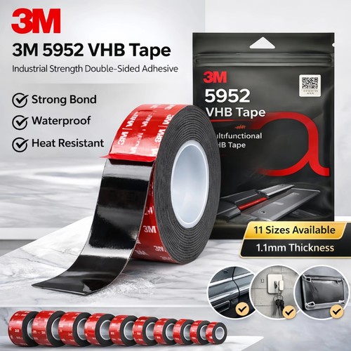 Double sided tape heavy duty - double,