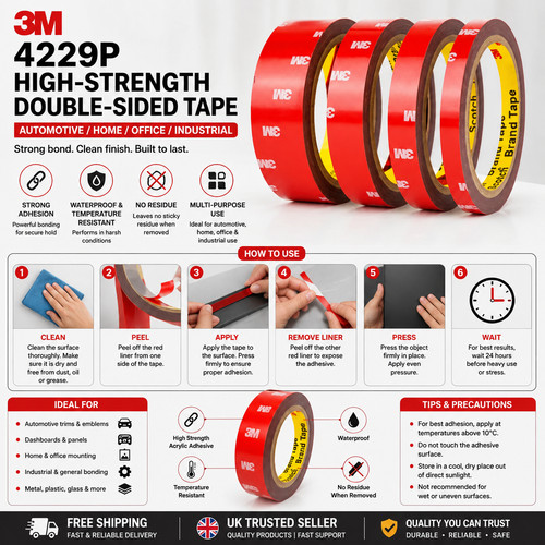 Double sided tape extra - tape, 3m