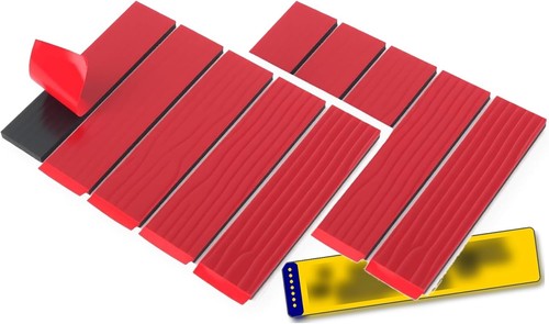 Number plate sticky - plate,