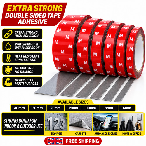 Extra strong double sided - 3m,