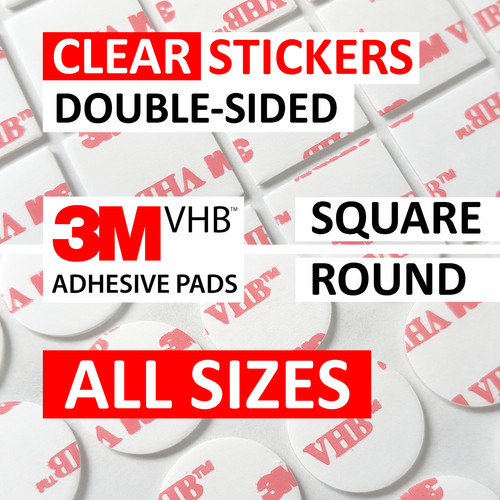 Clear double sided sticky - clear,