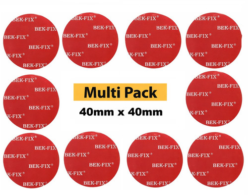 Round sticky pads - sticky, sided